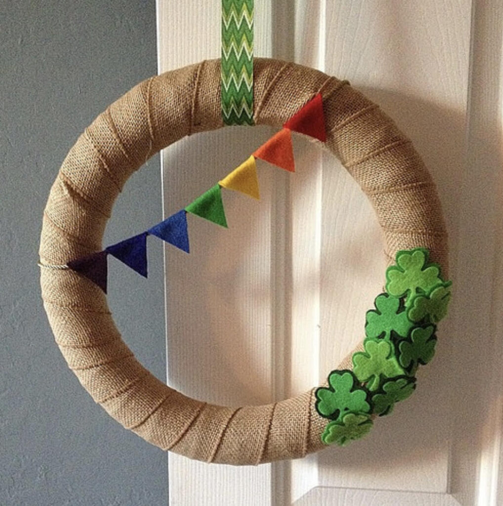 St. Patricks Day Wreath DIY