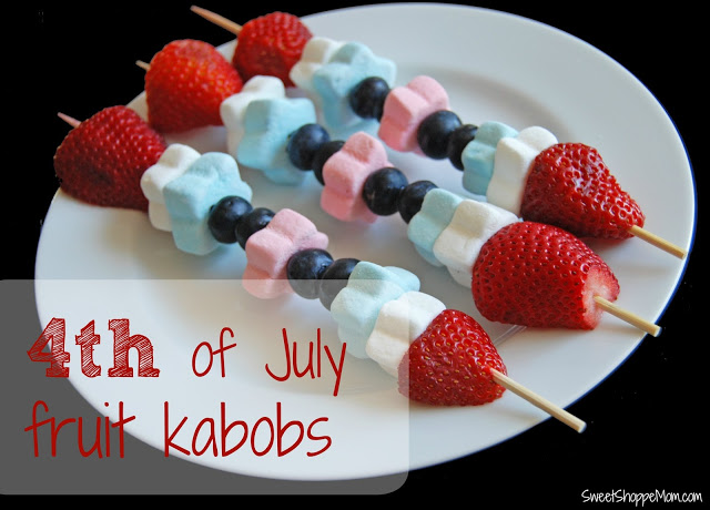 Patriotic July 4th Fruit Kabobs