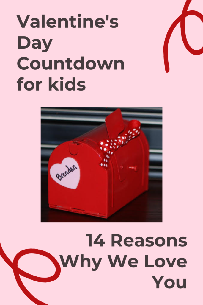 Valentine's Day countdown for Kids