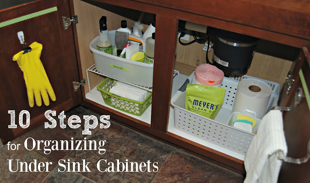 Simple Steps for an Organized Under Sink Kitchen Cabinet