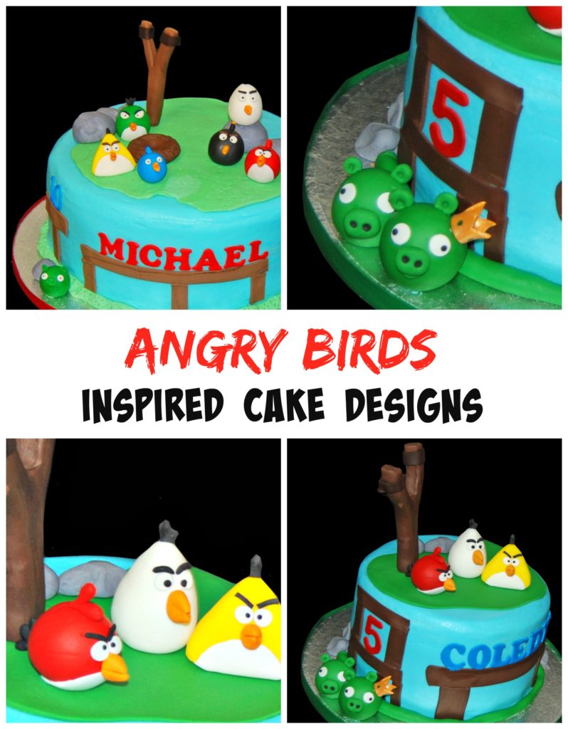 Angry birds birthday cake designs