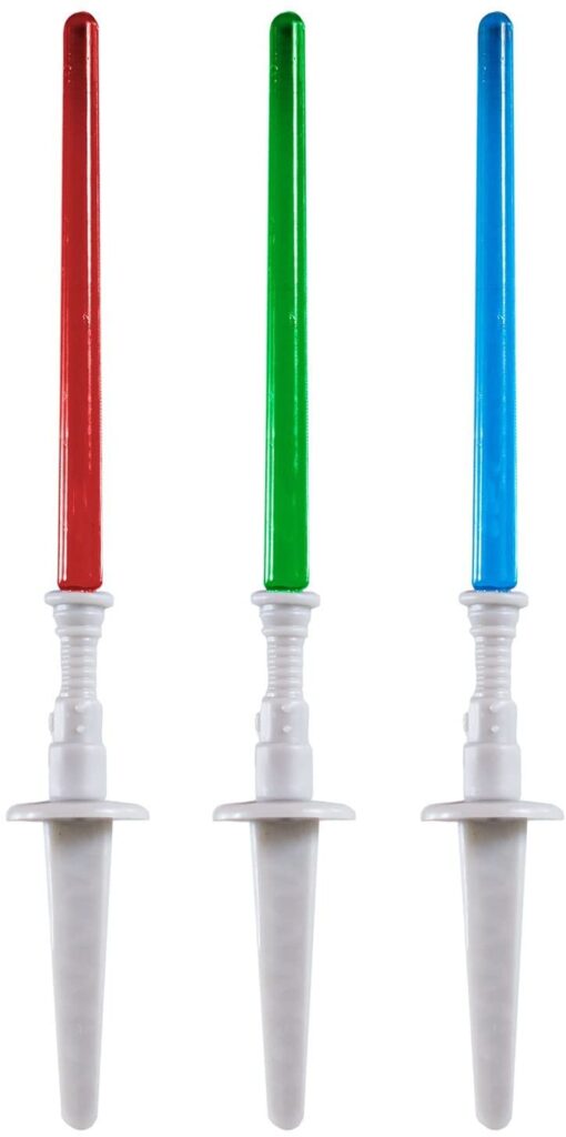 light saber cupcake toppers