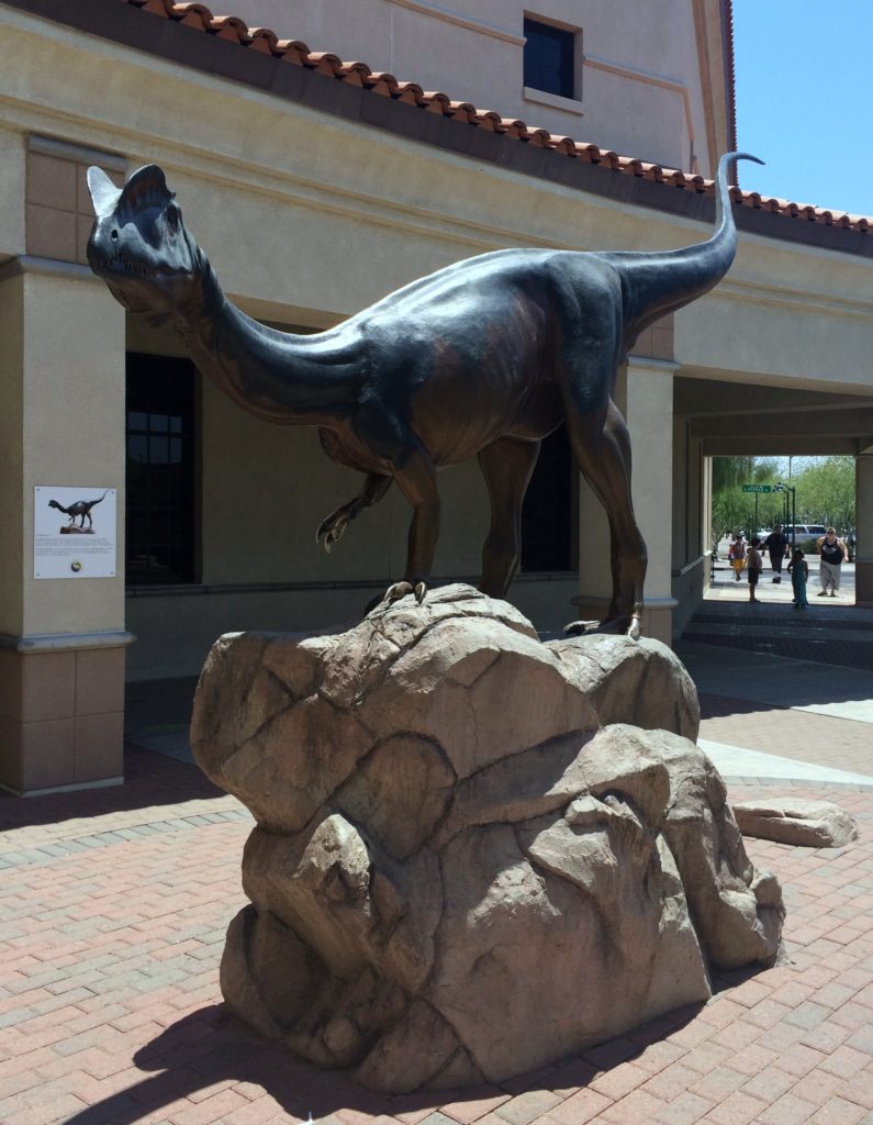 AZ Museum of Natural History dinosaur statue