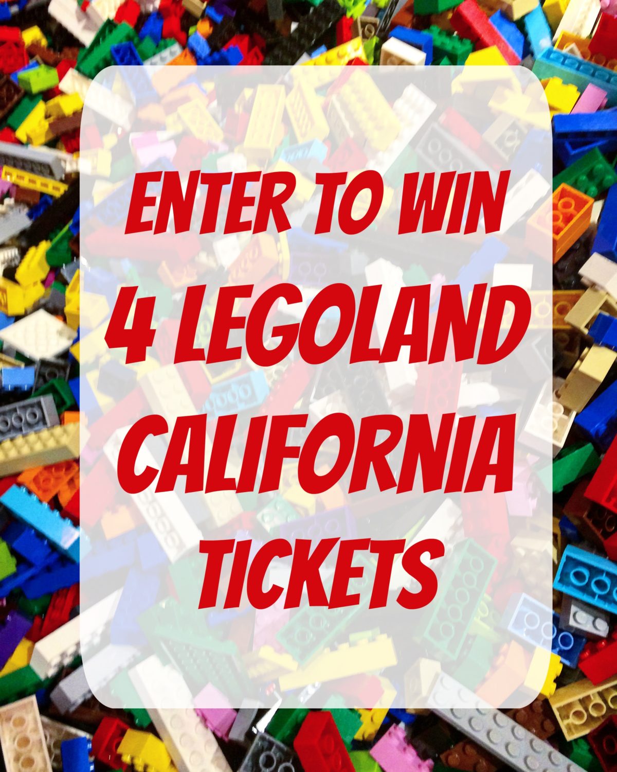 Legoland CA ticket giveaway