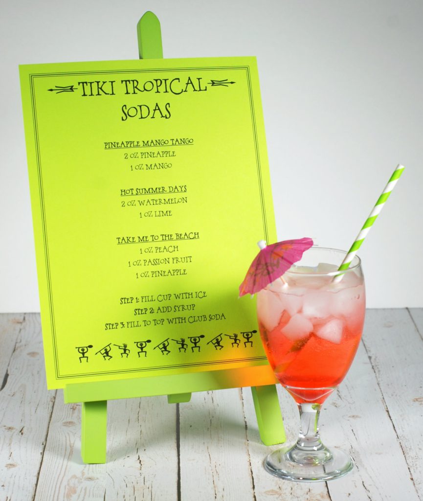tropical mocktails