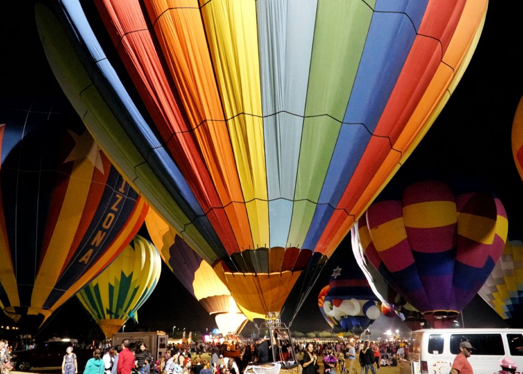 Halloween Hot Air Balloon festival scottsdale
