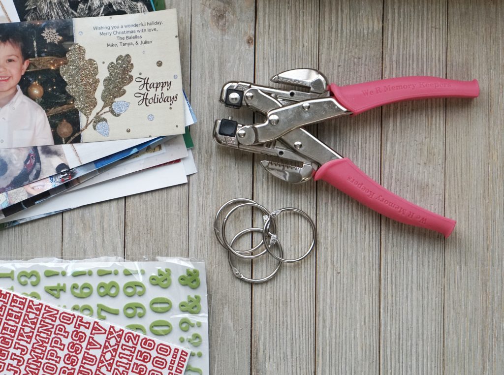 What to do with Christmas cards materials