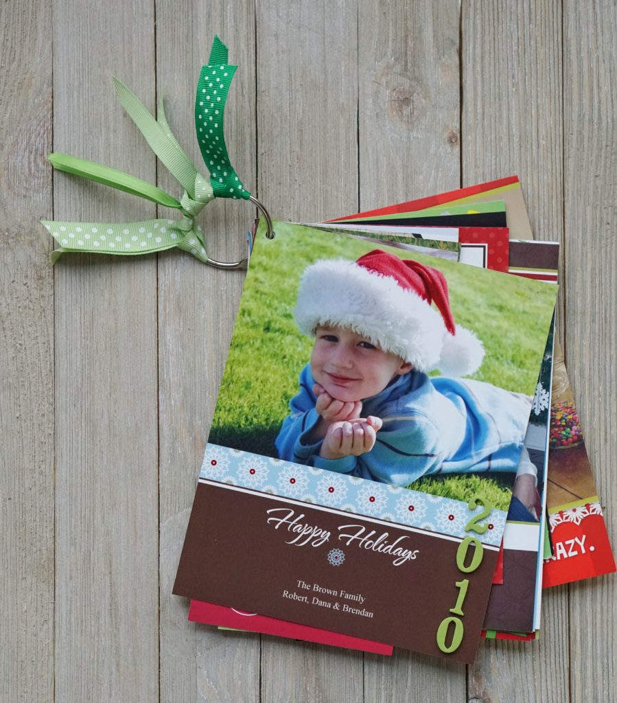 What to do with Christmas cards