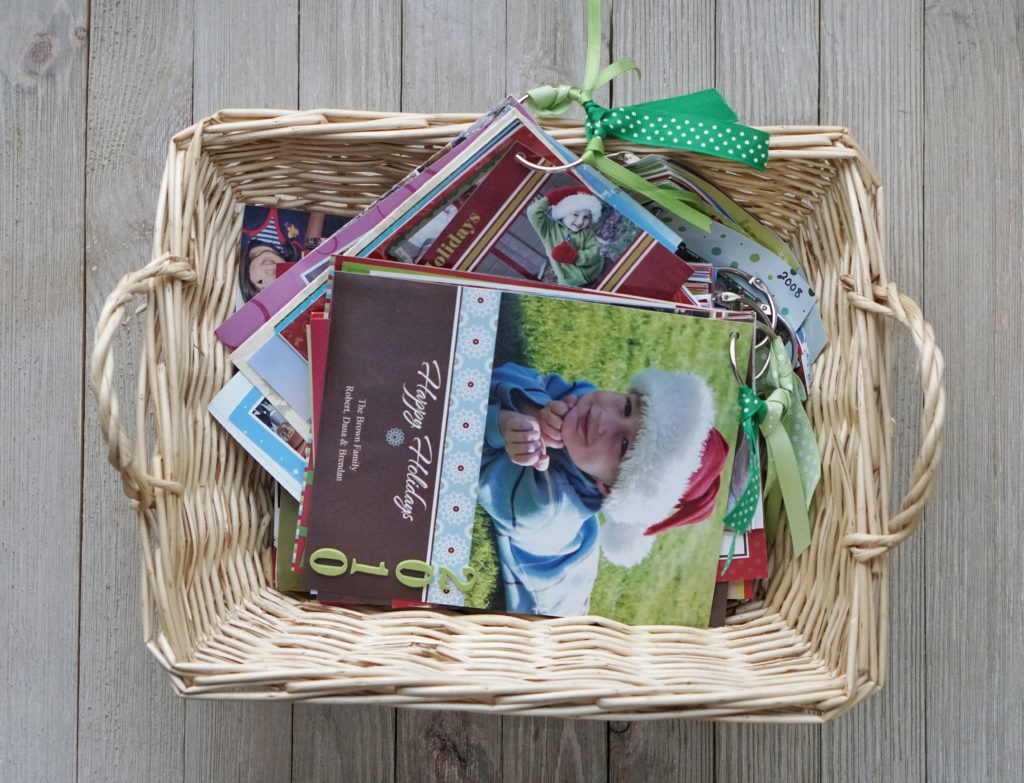 Saving Christmas cards