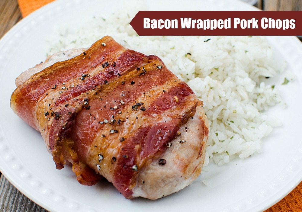 Dancing in the Rain - Bacon-Wrapped-Pork-Chops