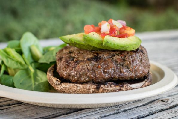 Geeks who eat - pico de gallo burger