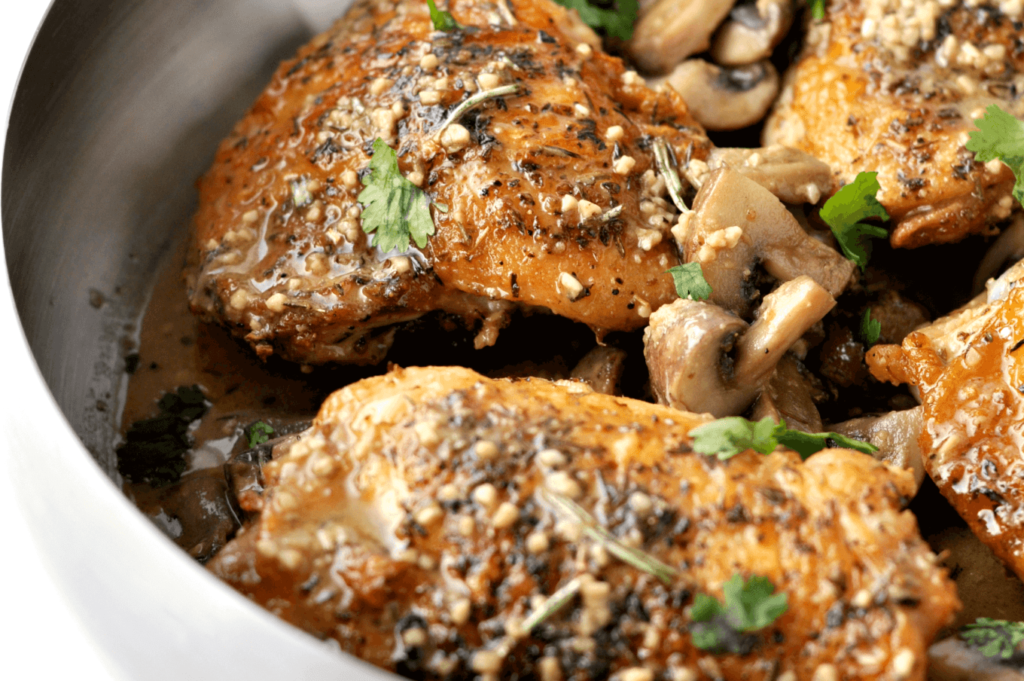Herbed-Chicken-and-Mushrooms-Peace-Love-and-Low-Carb-