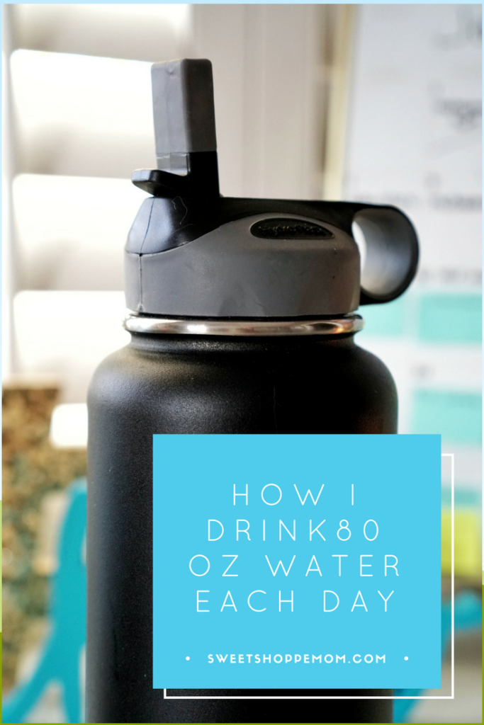 How I drink enough water each day