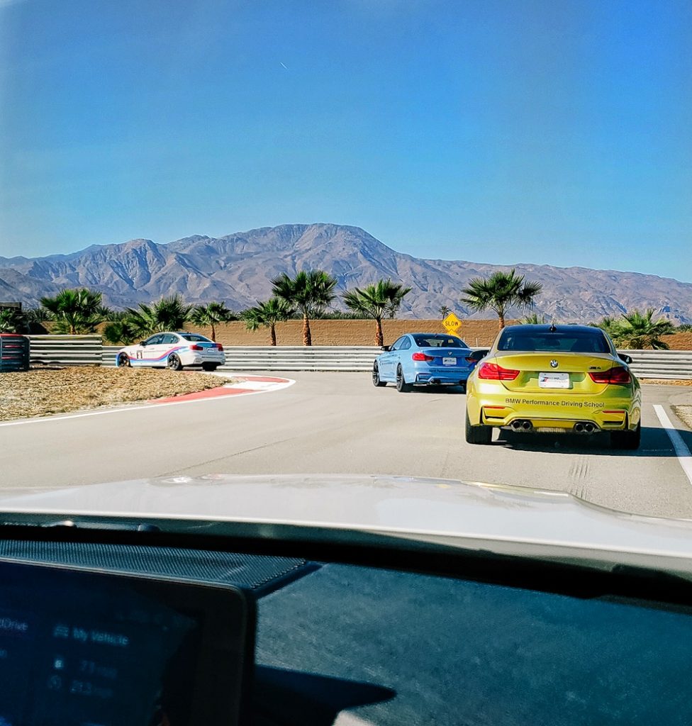 BMW performance center track driving