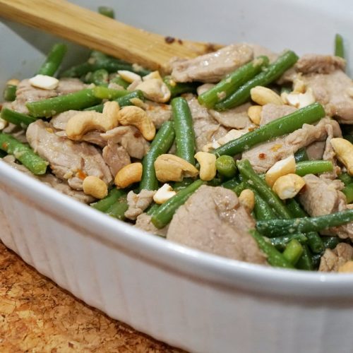 Cashew, Green Bean, Pork Stir Fry