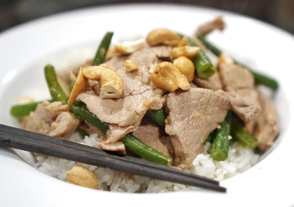 Pork and Green Bean Stir-fry
