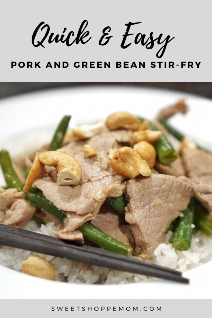 Pork, Cashew, and Green Bean Stir-fry