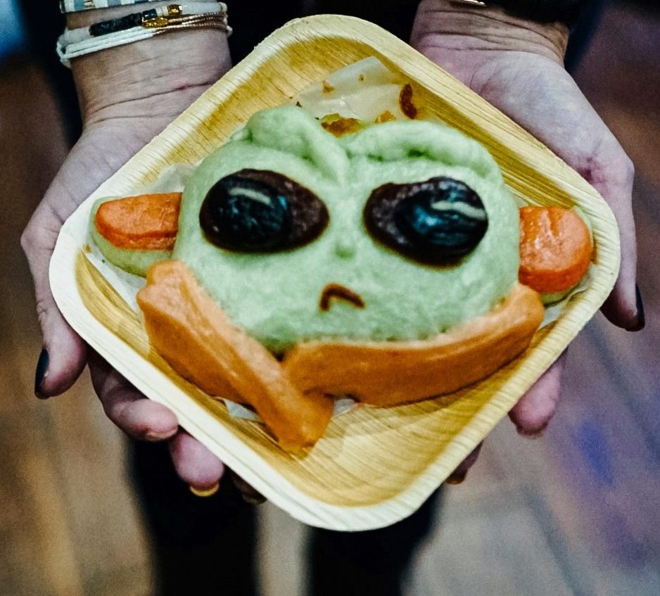 Baby Yoda Steamed Bao Buns at Hot Bamboo, Chandler AZ