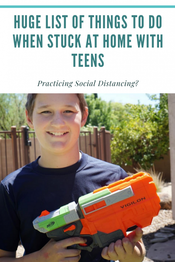 things to do when stuck at home with teens