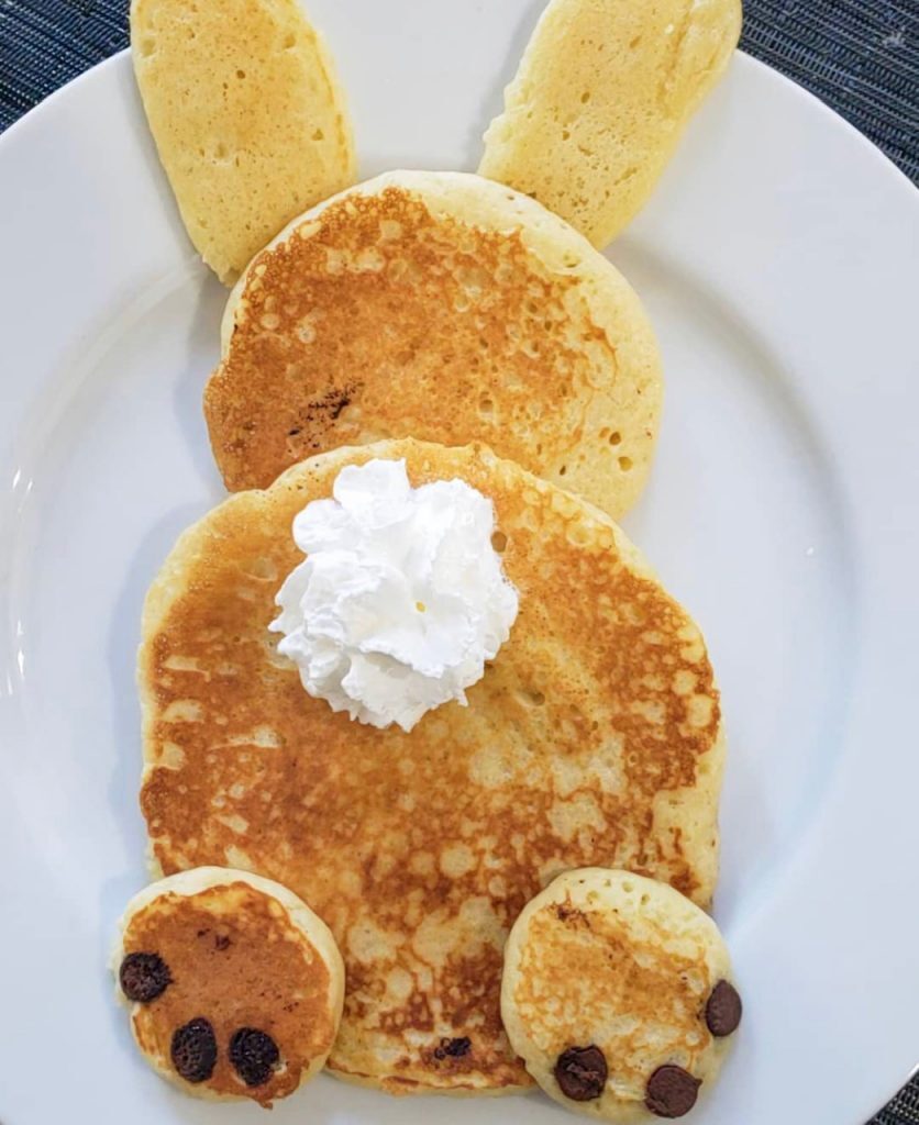 Easter Bunny Pancakes