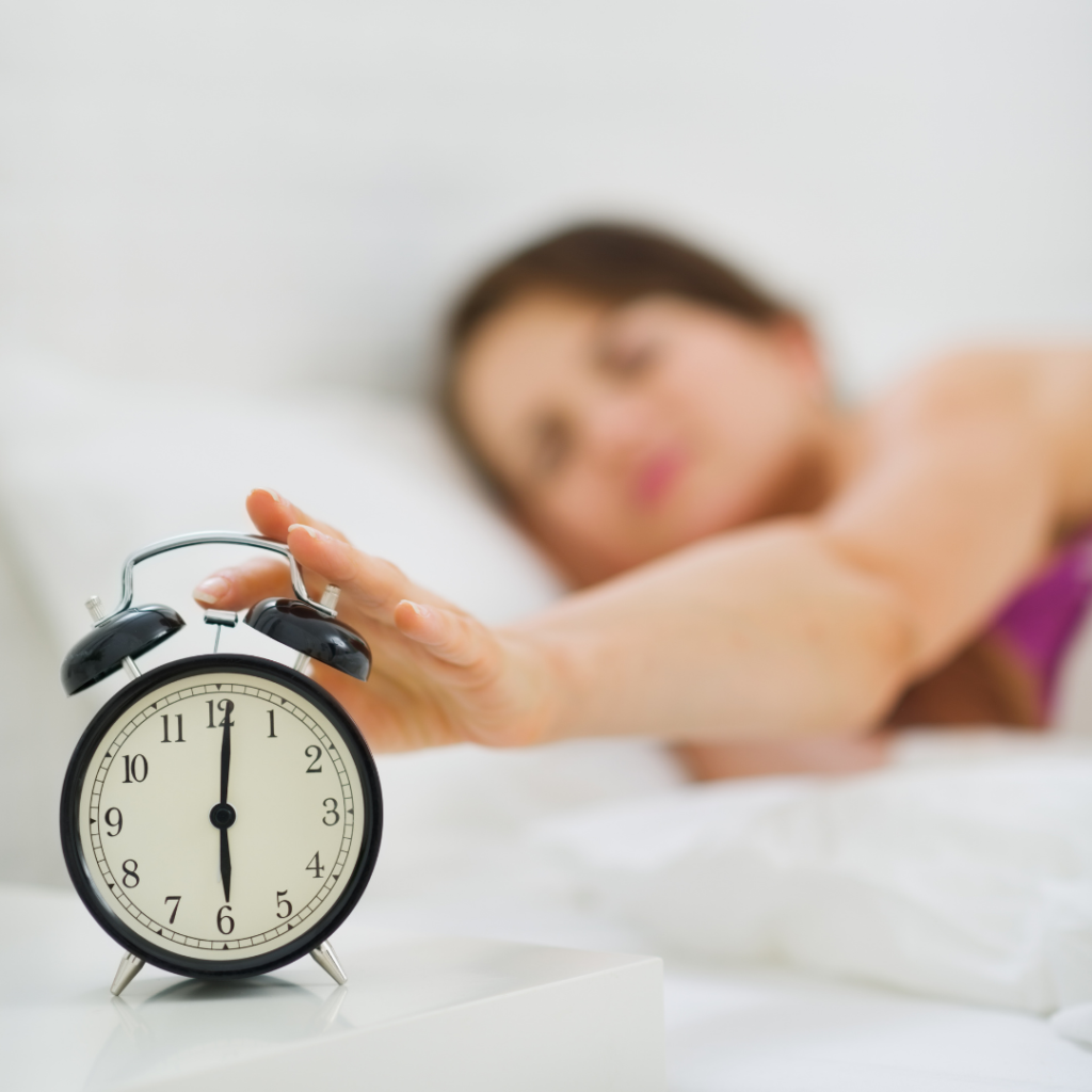 use an alarm for good sleep routines