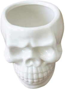 white skull pot